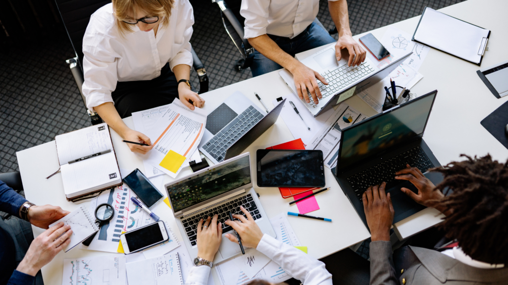 people in office working